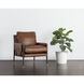 Mauti Brown / Shalimar Tobacco Leather Armchair